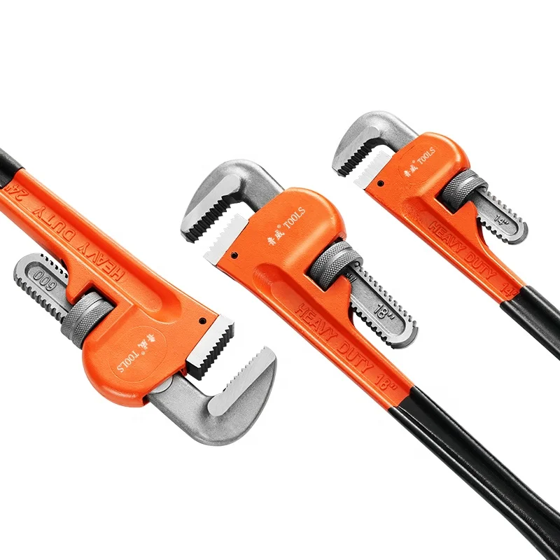 Heavy Duty Pipe Wrench Pipe Clamp Plumbing Manual Tools Anti-Rust Anti-Corrosion Pipe Wrench