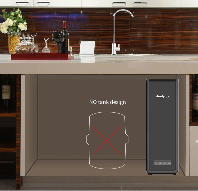 OEM smart Home kitchen 600 GPD 5 Stage alkaline reverse osmosis undersink tap ro water filter system