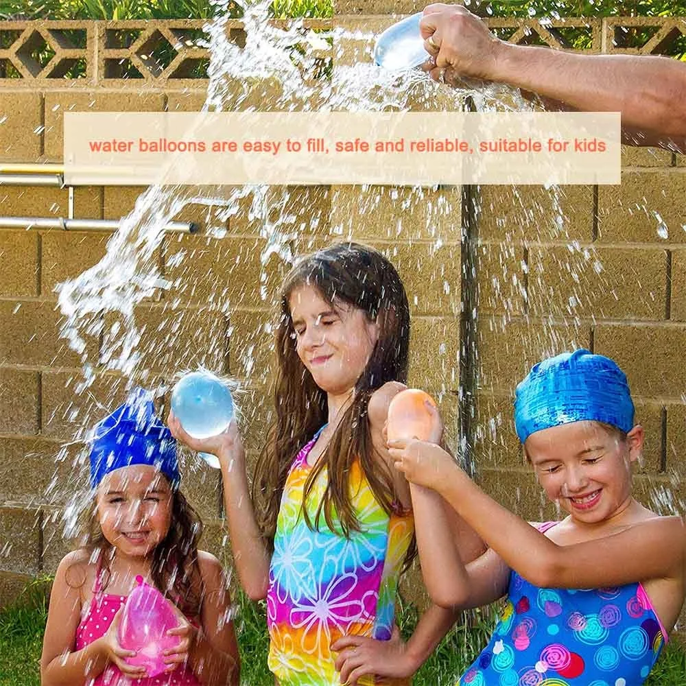 High Quality Happy Baby Full Color Round Ballon Holi Instant 111pcs Inflatable Water Bunch Balloon Bundle Globos for Summer