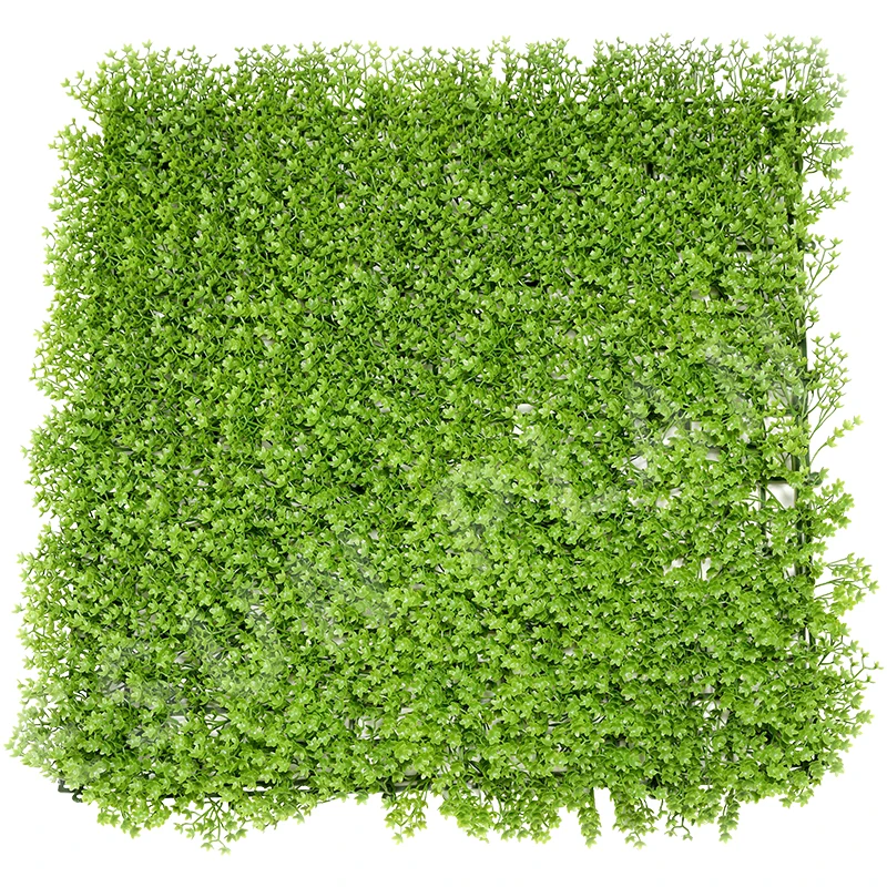Cheap price green plastic grass wall artificial green fence panels for outdoor indoor decoration AG0012