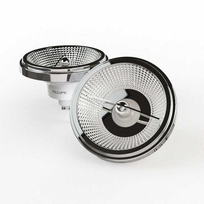 TILLUME LED Brand Spot lampada 230V 12V 24V AR111 12W 15W 18W LED Reflector Stye bulb gu10 g53 base