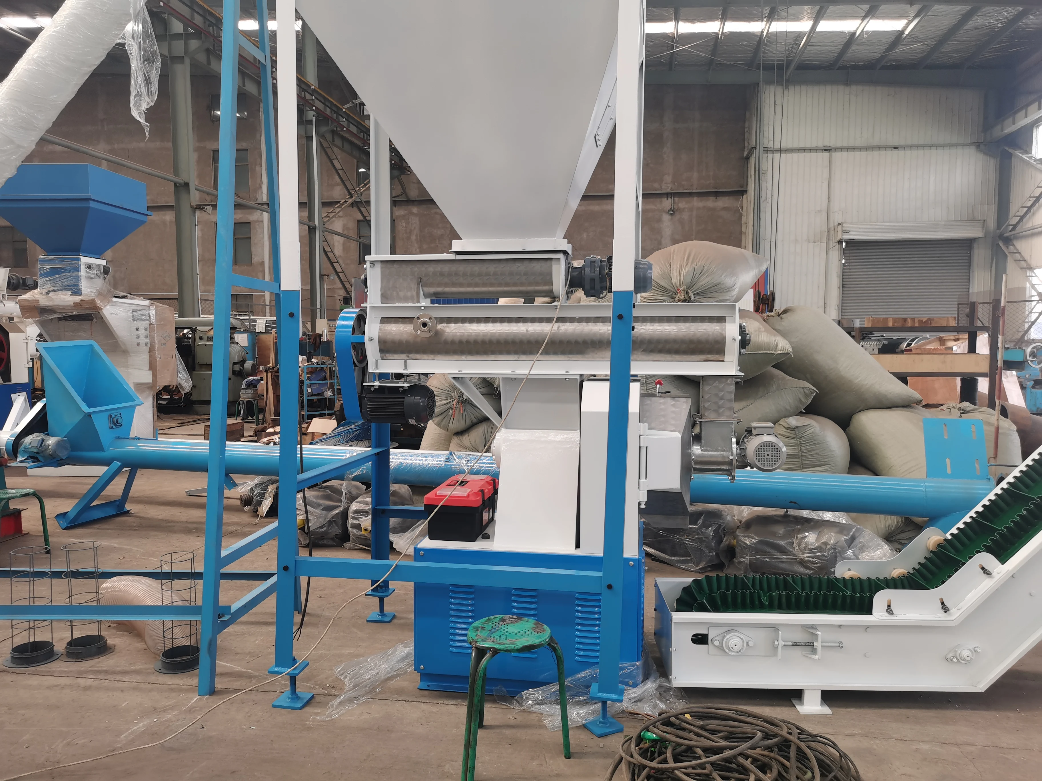 Eternalwin SZLH 250 animal feed plant 1-2t/h poultry feed pellet production line machine