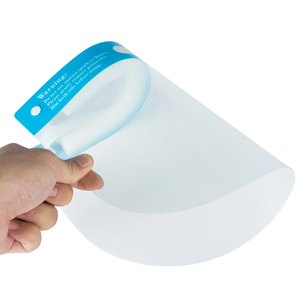 Anti Fog Safety Personal Protective Sponge Face Shield With Sponge Frame Transparent Face Sheild