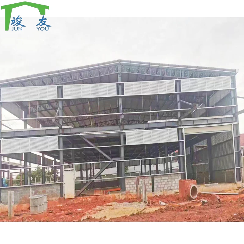 Construction Building Material Price Steel Structure Warehouse Roof Trusses Galvanized Steel Pipe Metal Building Construction
