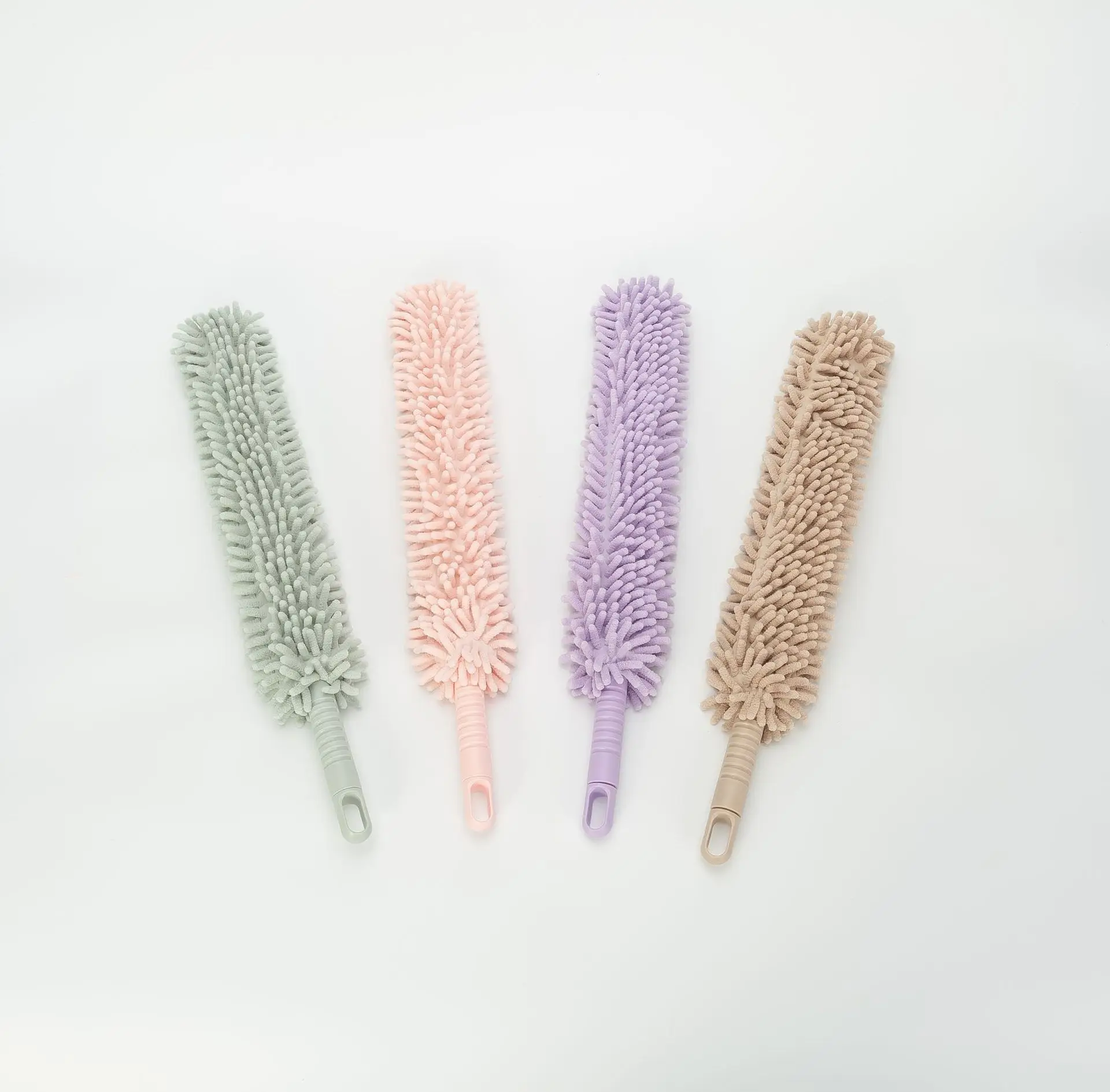 DS3643 Washable Dusters for Cleaning Ceilings Fans Reusable Bendable Dusters Microfiber Duster with  Telescoping Extension Pole