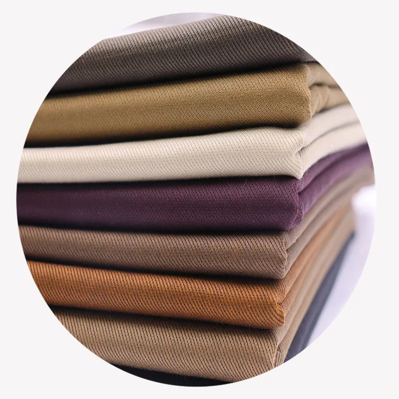 Twill high elastic fabric 310 g water washed cotton fabric