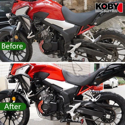 KOBY Motorcycle Powerful Decontamination High Foaming 300ML Wash Cleaner Wax Carnauba