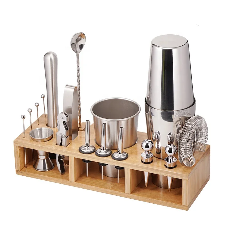 Factory Direct High Quality Innovative Product Cocktail Boston Shaker set Portable Bar Tool Accessories Bar Accessories
