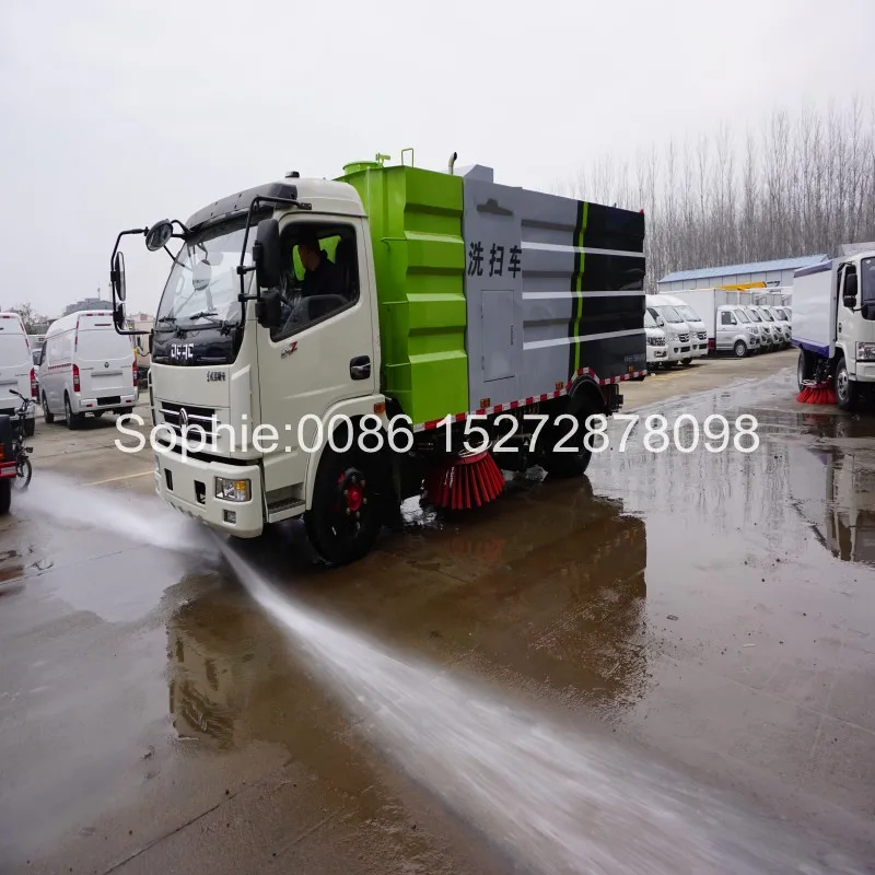 Dongfeng 4x2 4x4 RHD Road Sweeper Cleaning Truck Street Vacuum Cleaner