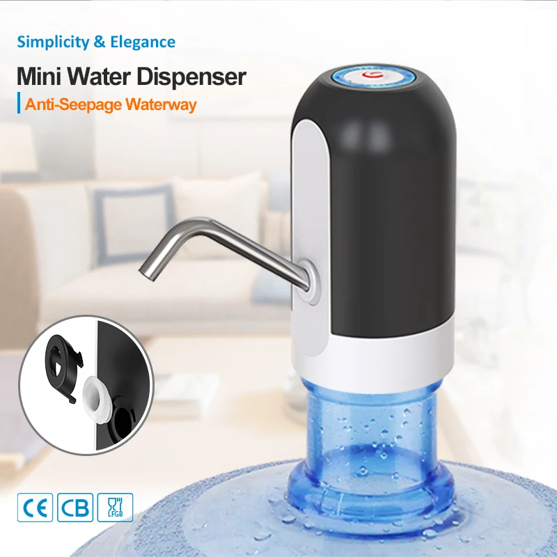  Перезаряжаемый USB мини Электрический Автоматический водяной Диспенсер на 5