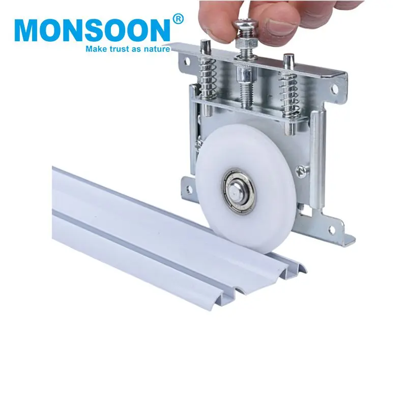 Сверхмощное дверное колесо Nylno оборудование для гардероба раздвижной шкив подвесное направляющее дверь роликовое раздвижных дверей