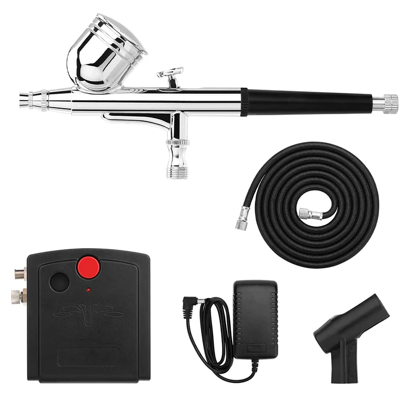 Portable Airbrush compressor tattoo/airbrush kit portable TC-100K for makeup,painting body cake decorating aerograf kit