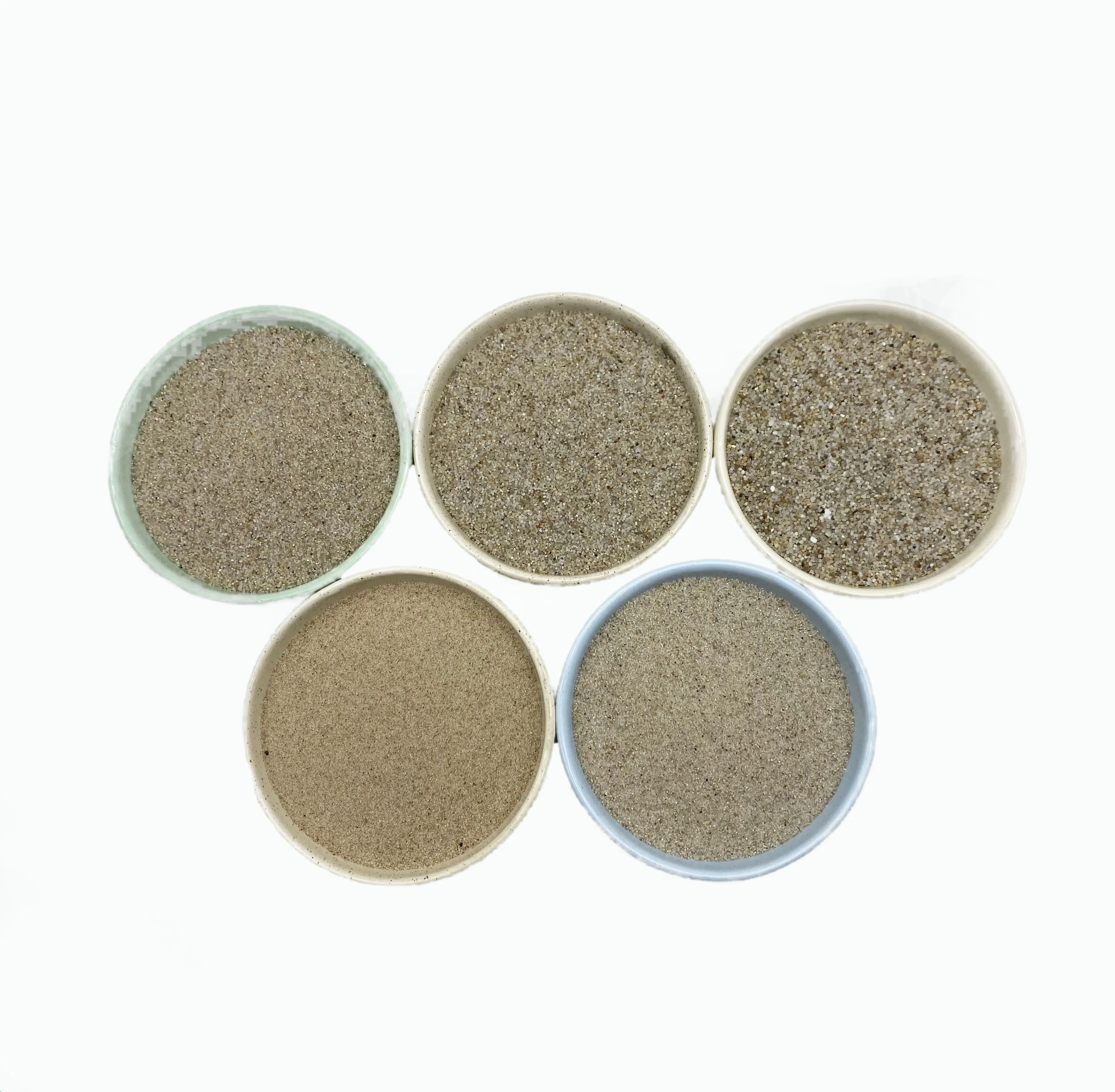 supply sea sand price mining Texture real stone paint raw material round sand decoration sea sand art playground