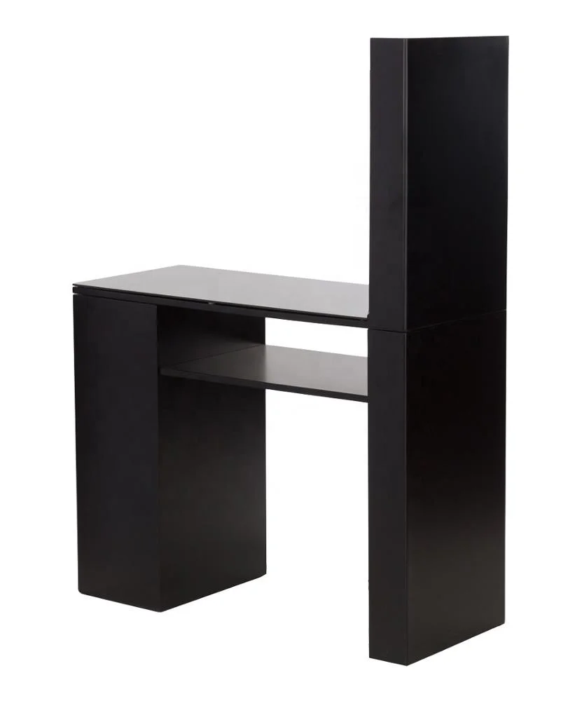 nail beauty acrylic powder with nail polish rack display for manicure table with exhaust fan