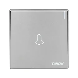 High temperature resistant household custom logo single control large button doorbell switch