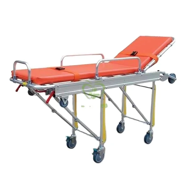 MY-K012 High quality folding ambulance stretcher Hospital Equipment medical Ambulance trolley stretcher