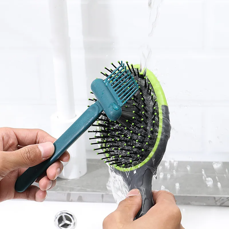 Creative Comb Hair Brush Cleaner Cleaning Plastic Portable Hair Brush Cleaning Tool Remover Comb Hair Brush