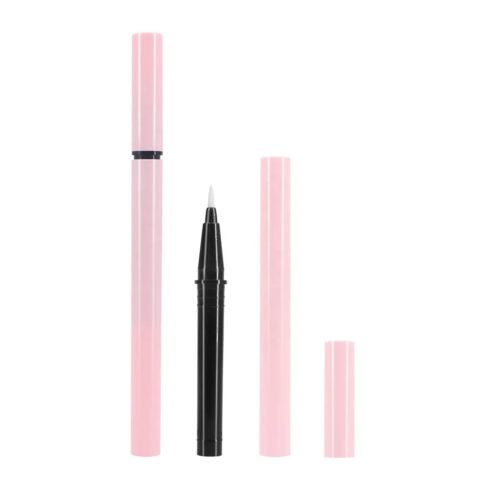 2022 Colored lashglue eyeliner lash glue pen label brush tip eyeliner adhesive empty pen with eyeliner adhesive pen wholesale