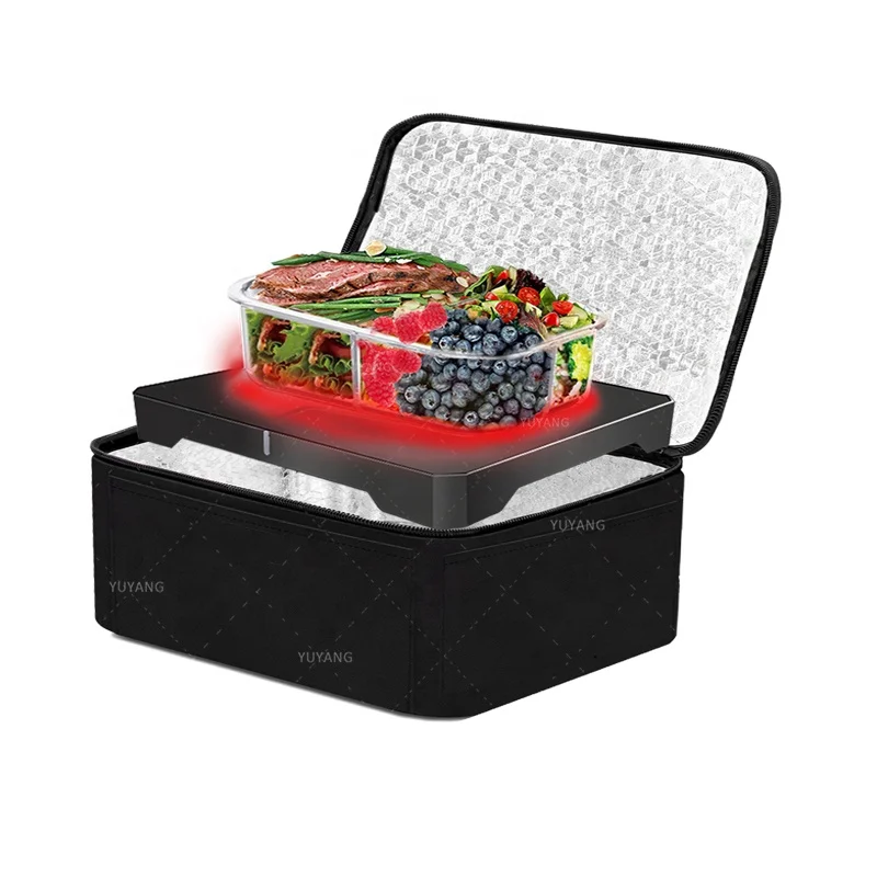 Подогреватель еды в машину, 12 В, 24 В, 110 В, портативная мини-духовка, персональный Ланч-бокс с подогревом в микроволновой печи, портативная духовка для автомобиля, грузовика, дома