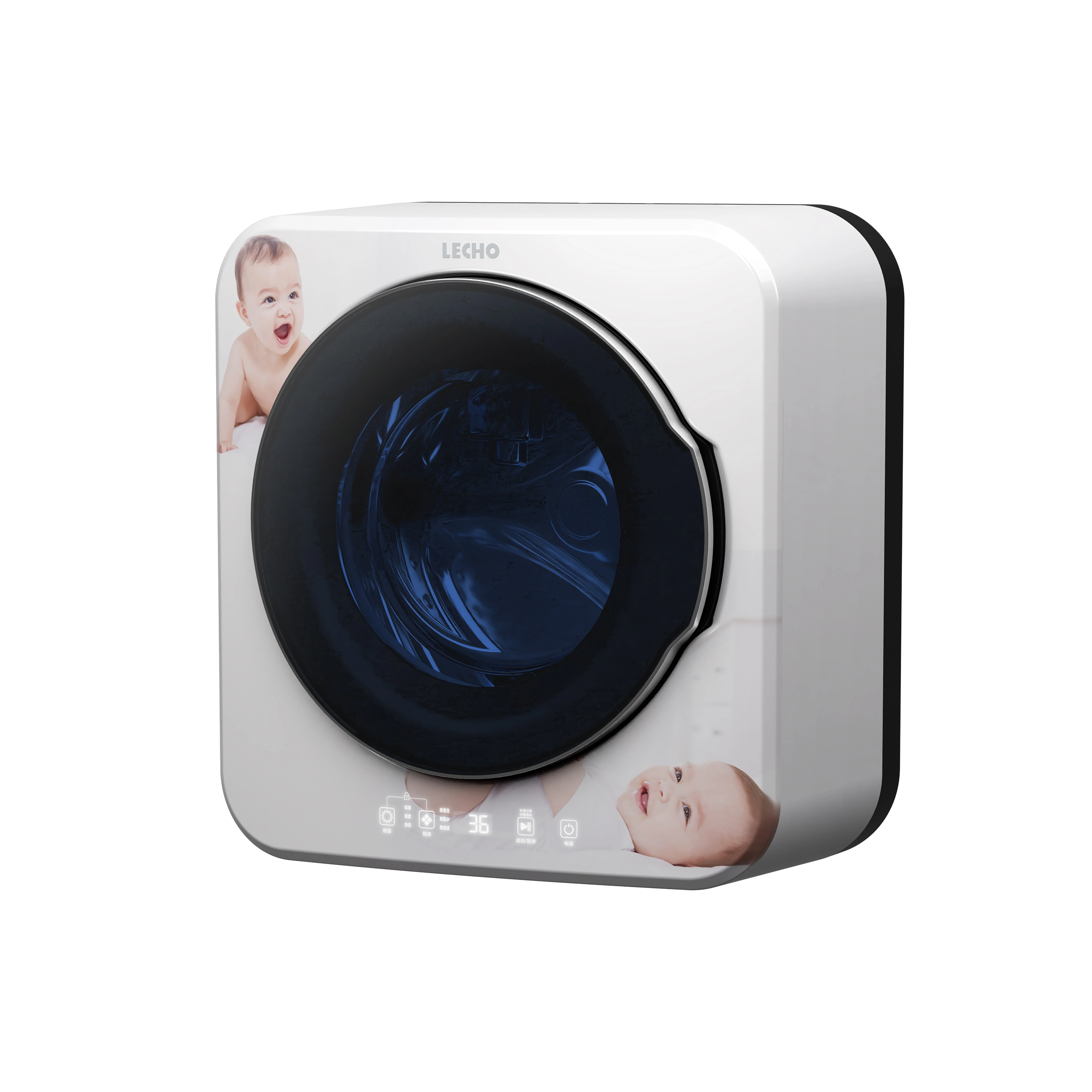 Manufacturers produced 3KG 4KG mini wall mounted washing machine for sale