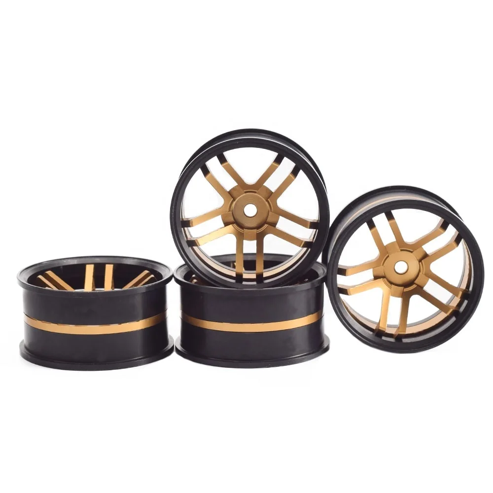 1PCS 5 Spoke Aluminum Wheel Rim Hub Dual Offset For 1/10 Drift RC Sakura D4/D3