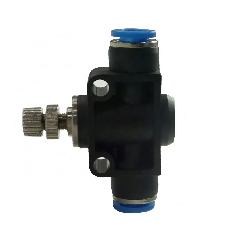 XMC Throttle Valve Air Pressure Flow Hand Valve Pneumatic Fittings Connector Pneumatic Components Rapid Push Pipe Fitting