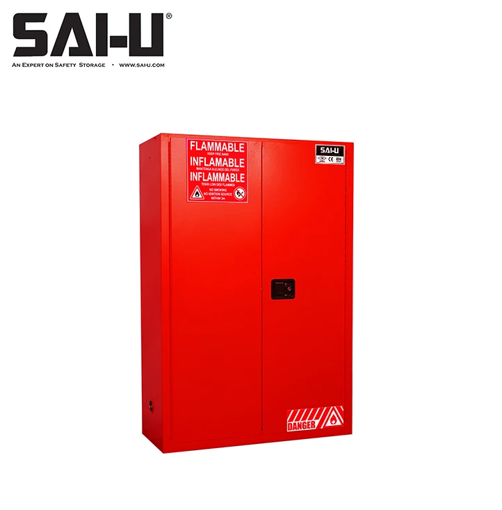 SAI-U Mostly Used in Laboratories SC0045R Factory Supplies Safety Cabinets for Chemicals Storage of Flammable Liquids