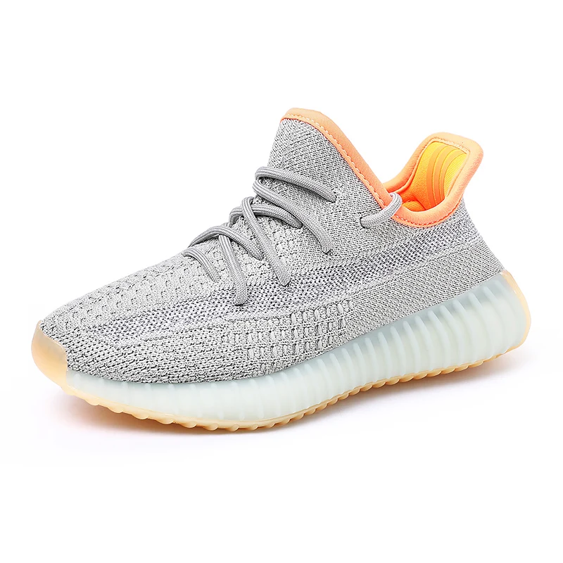  Новый дизайн 2021 оригинальные детские кроссовки Yeezy 350 V2 детская обувь мужская спортивная для бега
