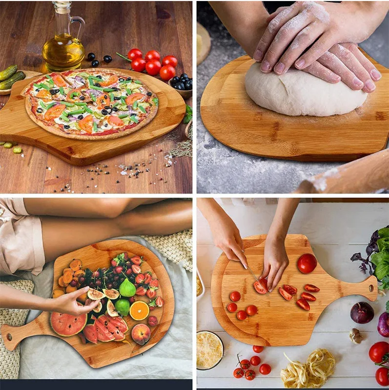 Wooden Vanity Tray Trays Bamboo pizza plate Cheese fruit plate Simple chopping board Chopping board Food plate
