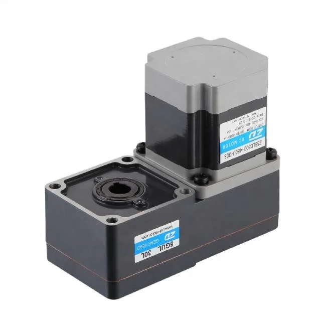 24v 48v hollow shaft flat gearhead AGV AMR robot brushless dc gear motor 750w for sale