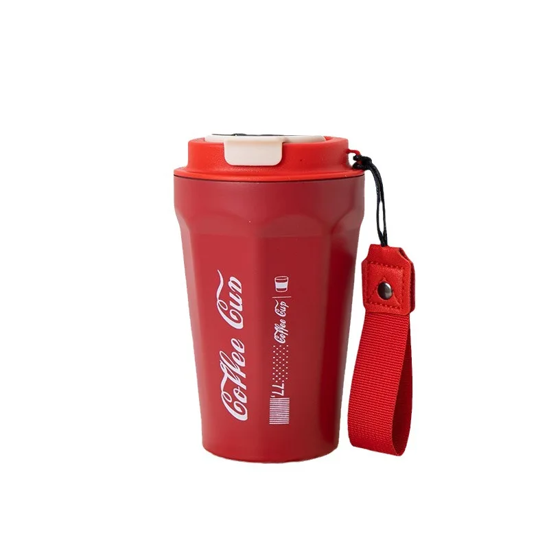 NEW 390ml Insulated Coffee Cup, 304 Stainless Steel Thermal Water Bottle, Portable Car Mug, Gift Idea