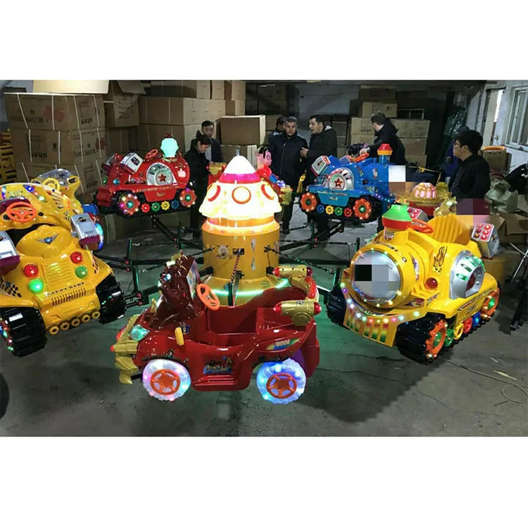 Waimar Outdoor Amusement Park Kids Merry Go Round Ride on Mini Carousel for Sale