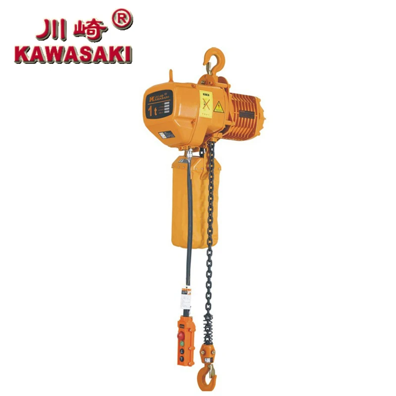 Electric Chain Hoist Three Phase 3P 220V-440V 1 Ton 55 Provided KAWASAKI 2 Ton Hydraulic Engine Hoist Crane Hoist 450cc Engine