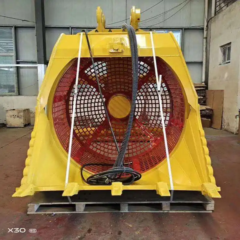 high quality soil screening bucket excavator screen bucket