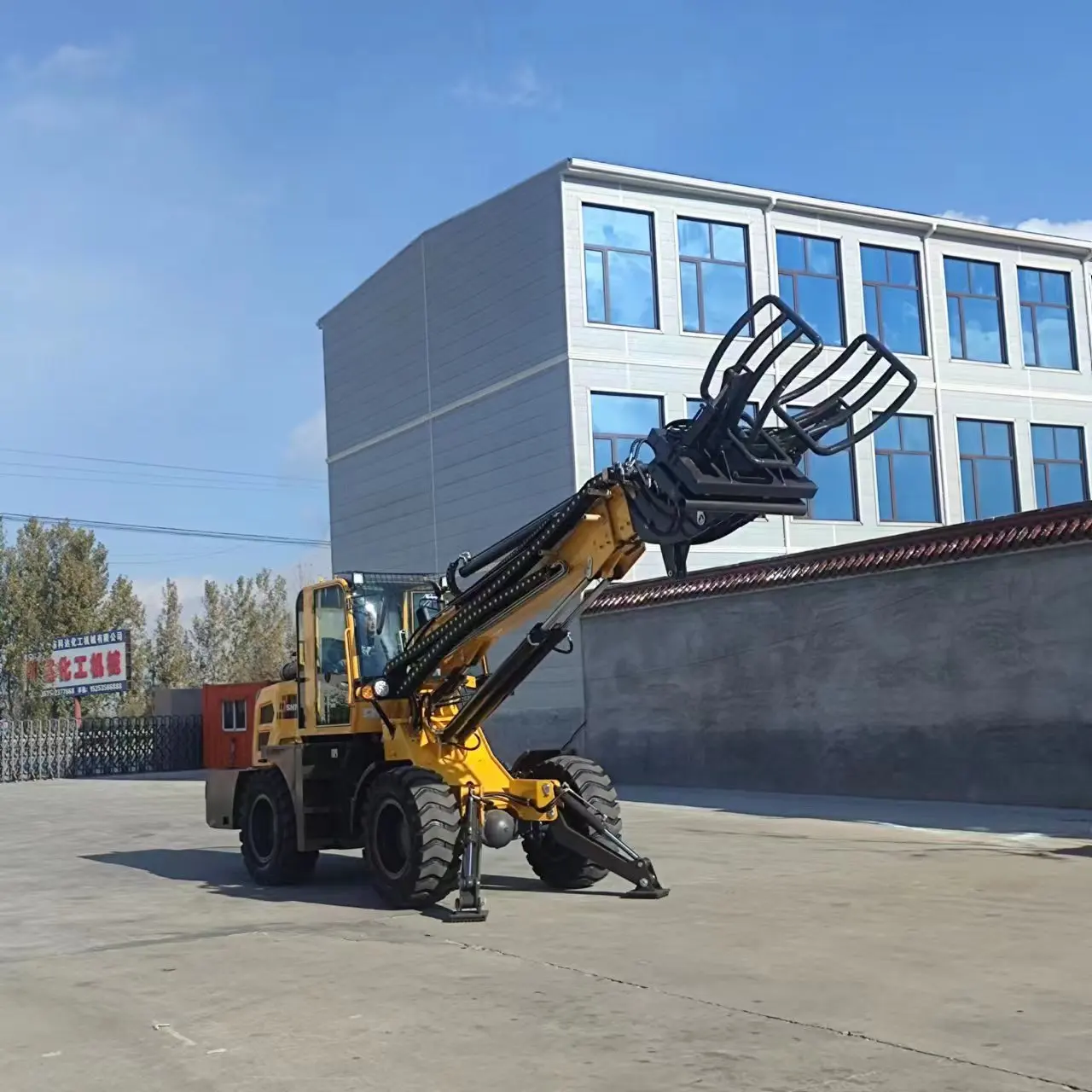 shandong  Telescopic wheel Loader TL3000/TL3500 2.5 Tons 7M Telehandler  With Accessories four wheel loader