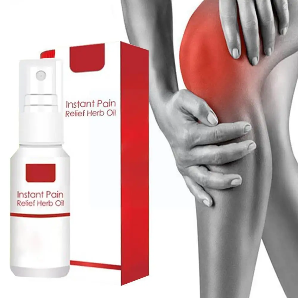 New Instant Pain Relief Herbal Oil Rheumatism Arthritis Spray Shoulder Care Pain Body Knee Waist Herbs Pain Back Spray Soot R2H7