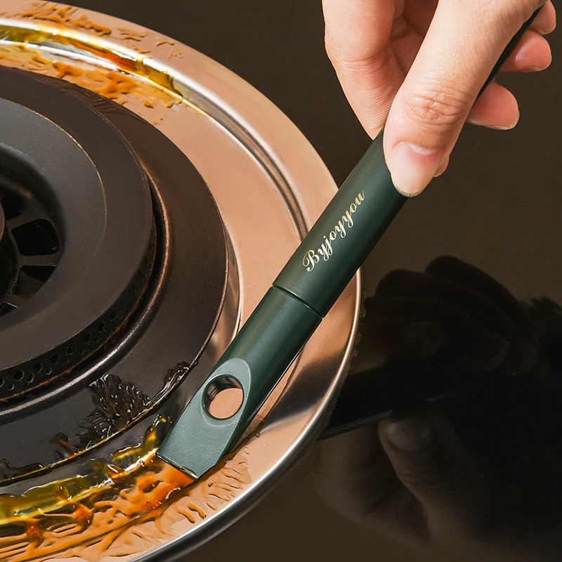 Kitchen Three-in-one Multifunctional Cooktop Cleaning Range Hood Degreasing Brush