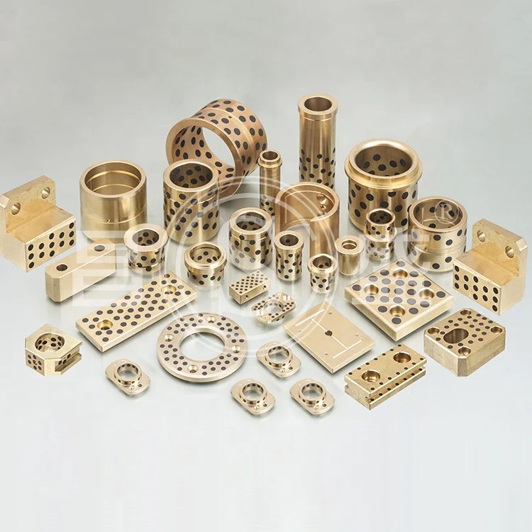 Bronze bushing brass ball bearing bushes with steel ball oilless plain bearing