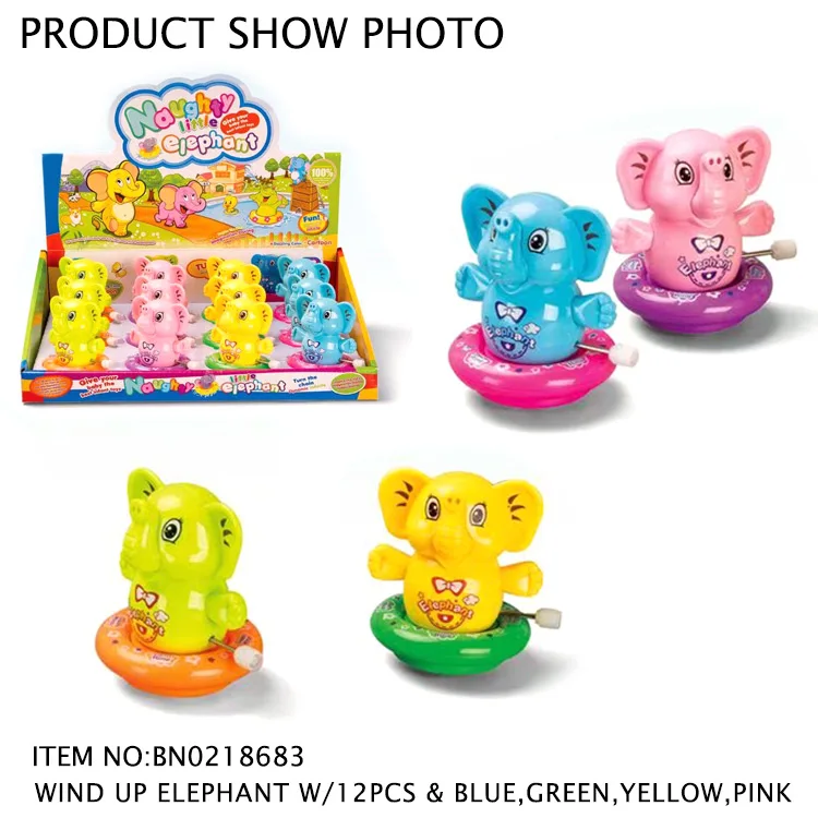 Animal Baby Toy Cartoon Elephant Wind Up Toys
