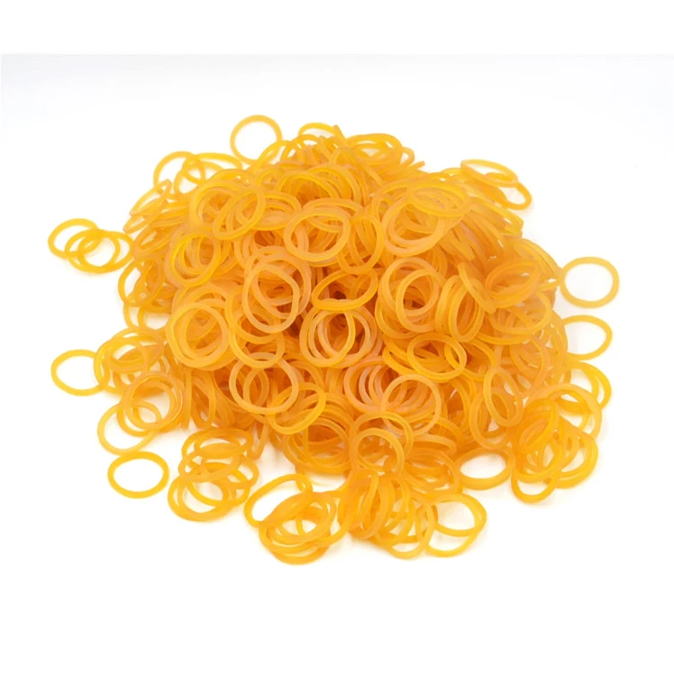 Factory directly wholesale clear pure color soft stretch rubber band for office supplies school home