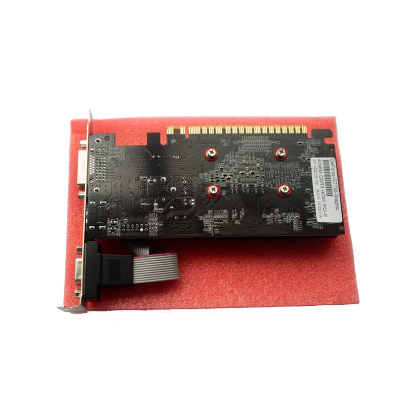 Лучшая цена GPU Nvidia Geforce GT 730 4 ГБ DDR3 видеокарта абсолютно новая GT730 VGA DVI 25 Вт 64-разрядная для ПК Быстрая доставка
