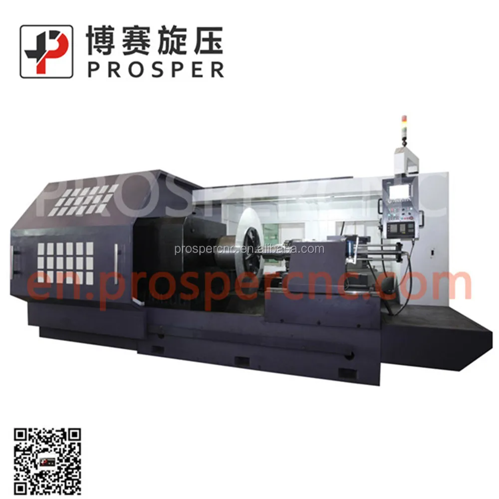Horizontal double roller double slider CNC metal spinning machine