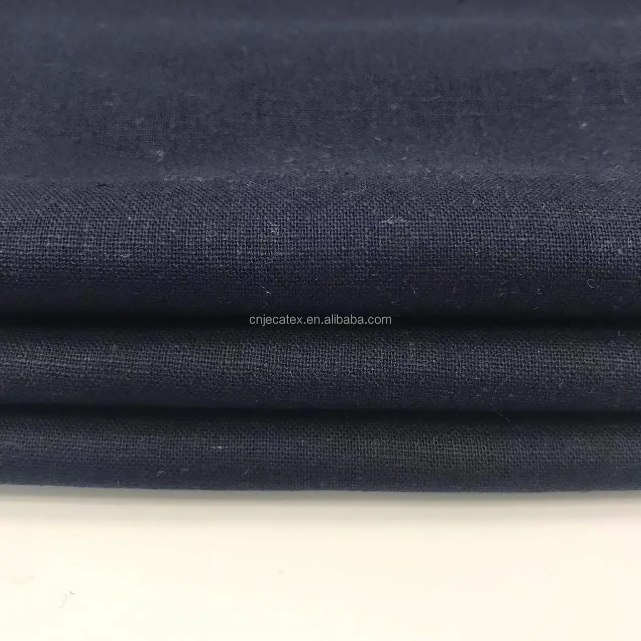 JECA AVORIO/11A-YJ GRS  52%Organic Linen 48% BCI cotton Fabric Solid piece dyed   Wholesale  Woven  european flax