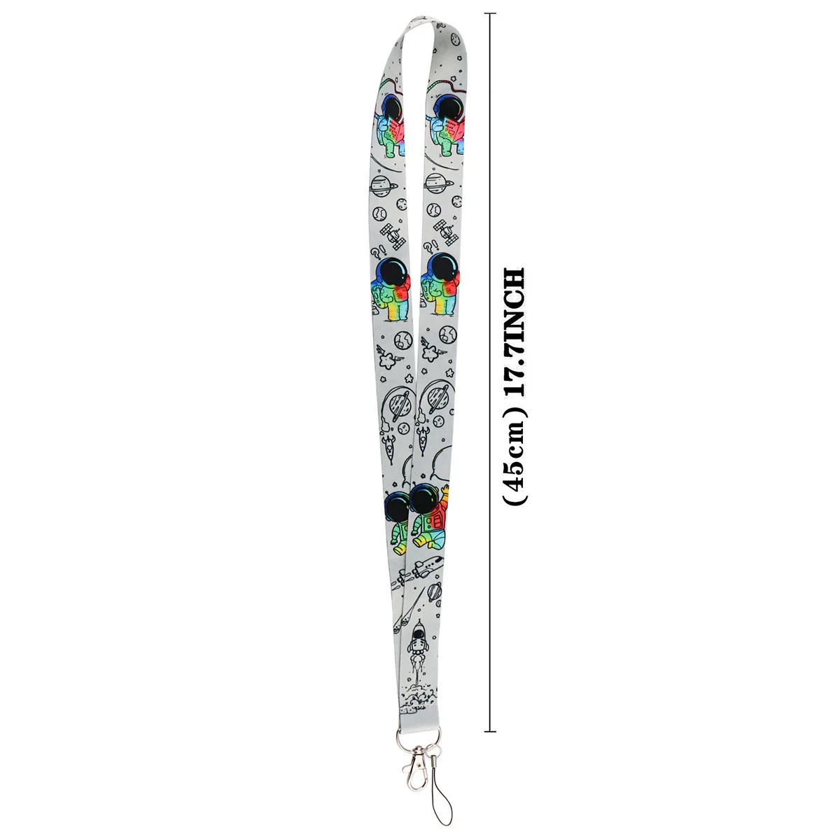 Wholesale Handmade Cell phone lanyard polyester double-sided printing long lanyard accessories mobile phone lanyard
