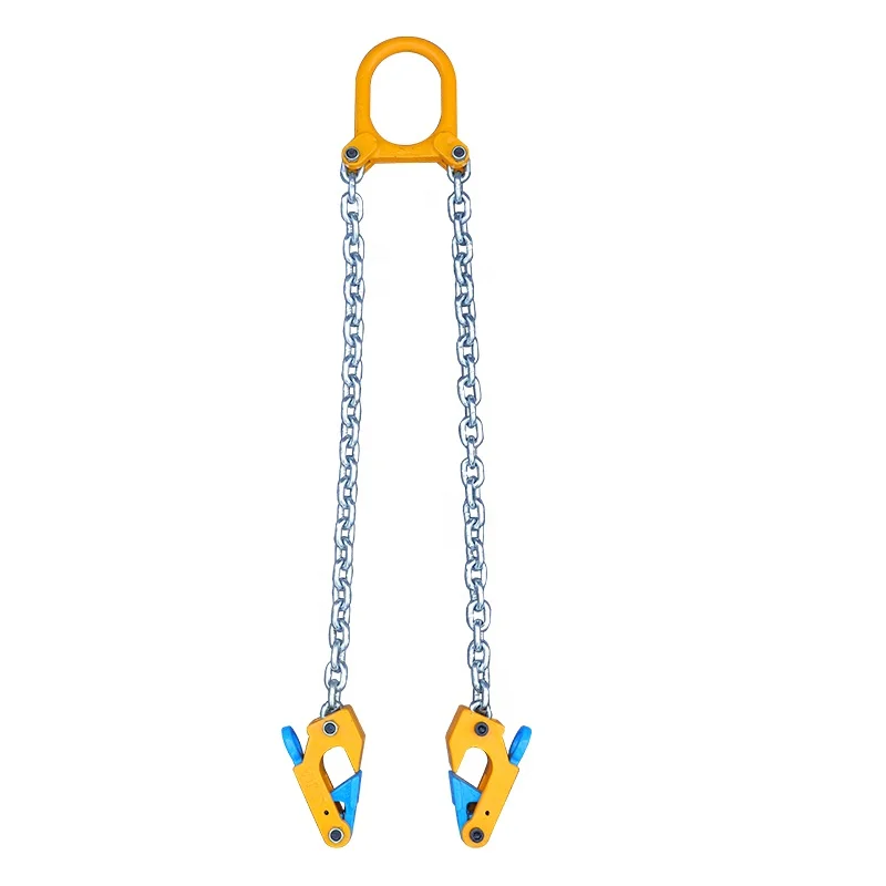 Shanggong 1T universal oil grabber two-leg double-chain oil drum jack fixture