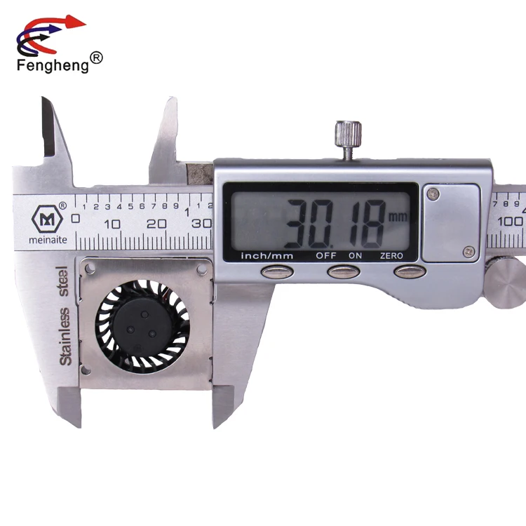 FH3007 5v 12v 30x30x07mm 2Pin DC mini waterproof  Silent centrifugal Blower Fan 30mm for Medical equipment