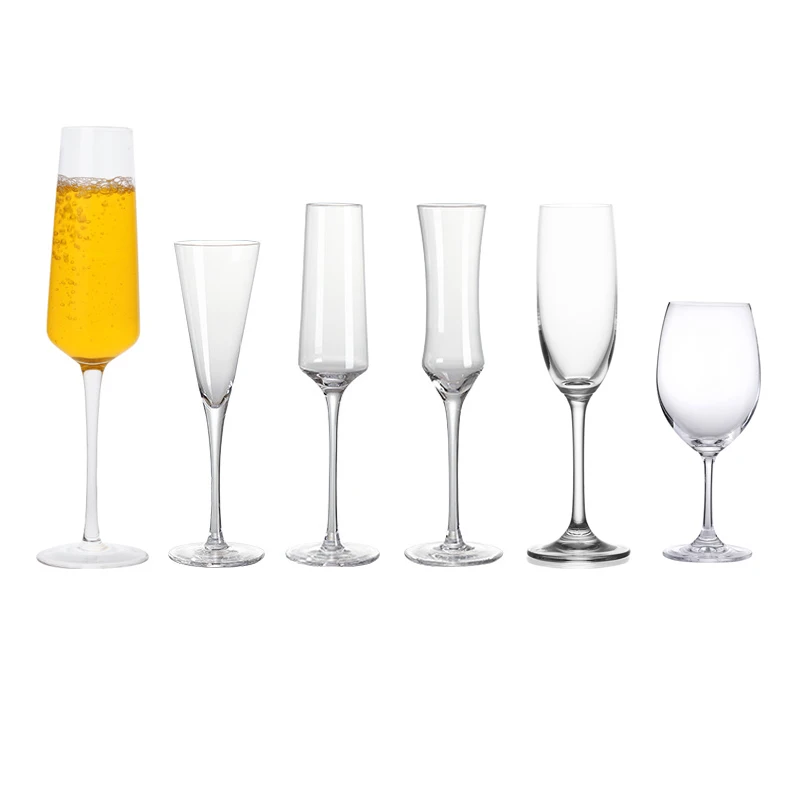 Customized logo personalized bottle long stem wine glasses flat goblet wine glass white set crystal Red wine glass cup