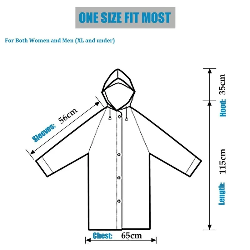 High Quality Raincoat Eva Unisex Raincoat Thickened Waterproof Rain Coat Women Men Camping Waterproof Rainwear Suit