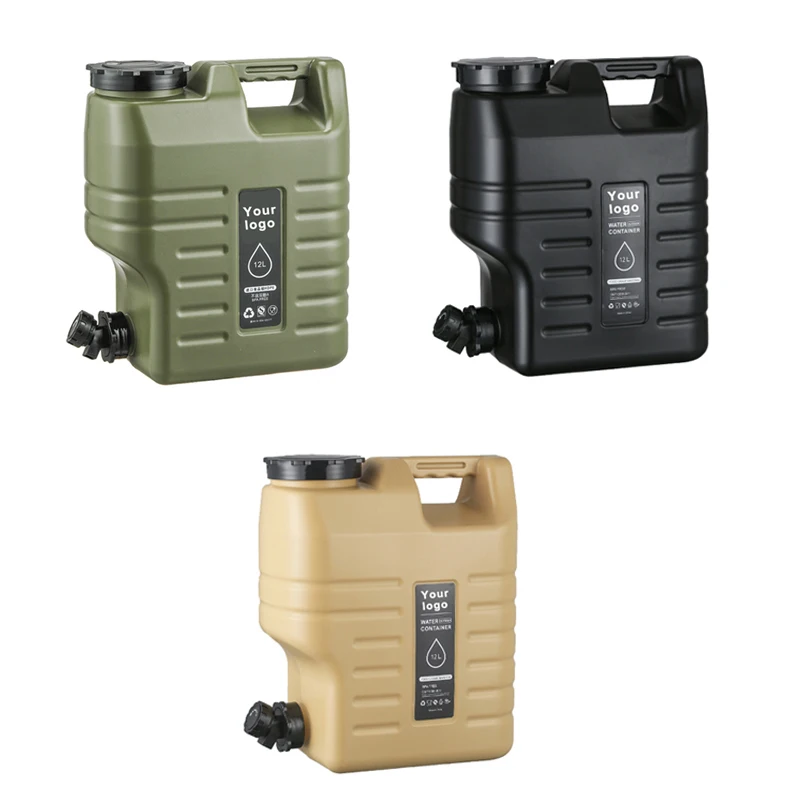 HDPE Heavy Duty Plastic Water Storage Bucket Water Container Tank for Camping Outdoor Accessory