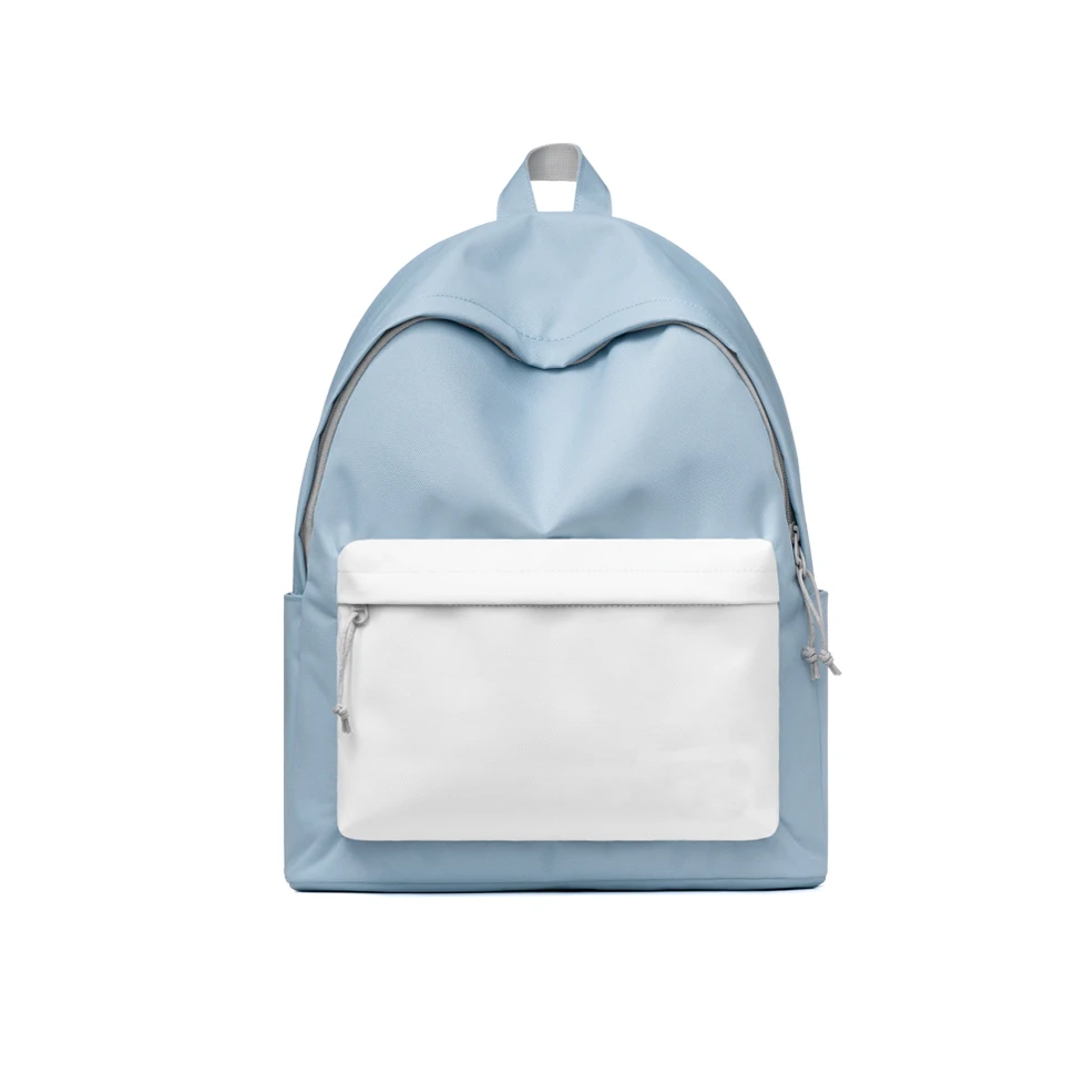 Custom fashion waterproof college girl boy book backpack wholesale student school bag for teenagers